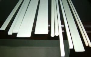 Kein Rost 3mm bis 6mm Rippen weiße Fiberglas Roman Shade blinde Rod